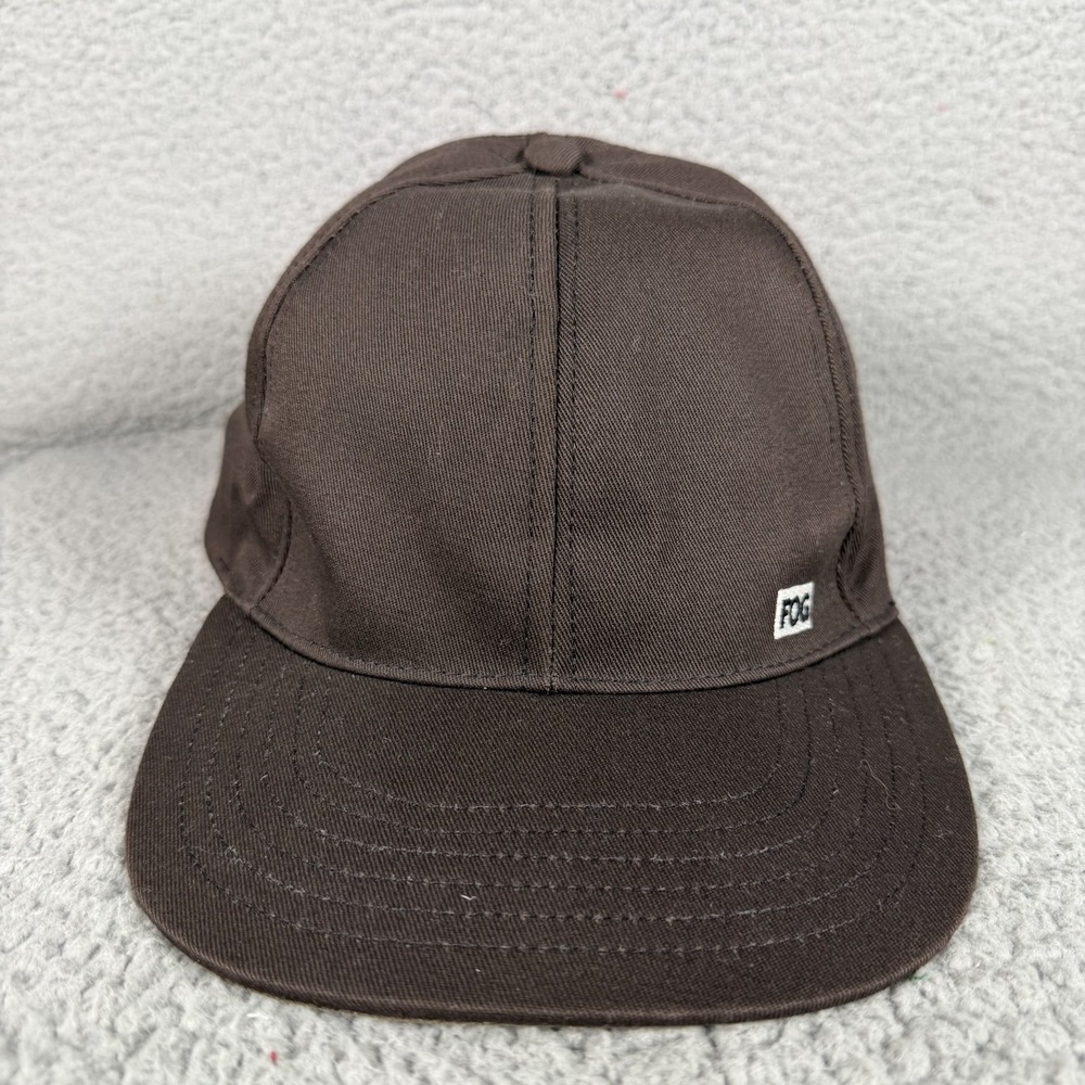 Vintage FOG Forward Observation Group Cap Unisex Large Brown Capas NY USA Made